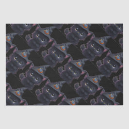 Niedliche Knorpelkatze Seidenpapier