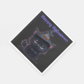 Niedliche Knorpelkatze Serviette (Ecke)