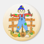 Niedliche Knorpelschnecke Halloween oder Herbst Magnet (Vorne)