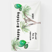 Niedliche Koala Australian Birthday Party Banner (Vertikal)