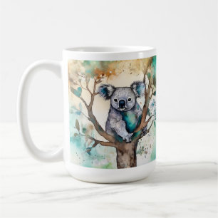 Niedliche Koala-Bären-Tasse im Baum - Persönlich g Kaffeetasse