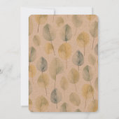 Niedliche Koala Bärendusche Einladung (Rückseite)