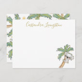 Niedliche Koala-Bärenkarte Mitteilungskarte (Vorne/Hinten)