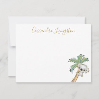 Niedliche Koala-Bärenkarte Mitteilungskarte