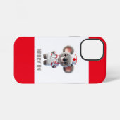 Niedliche Koala-Bärenkurse mit Red Stethoscope iPhone Hülle (Rückseite (Horizontal))