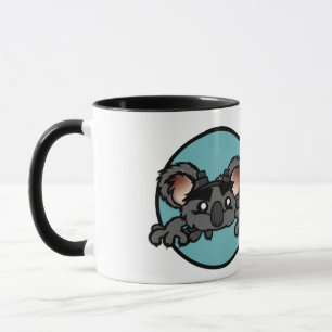 NIEDLICHE KOALA-BÄRN-WECKER-TASSE TASSE