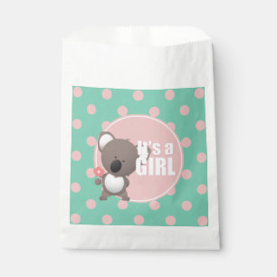 Niedliche Koala Bear Baby Girl Geschenktütchen