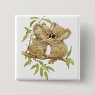 Niedliche Koala Button