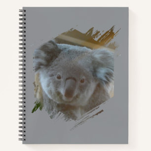 Niedliche Koala Cust. BG Notizblock