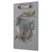 Niedliche Koala Cust. BG-Zwischenablage Klemmbrett (Links)