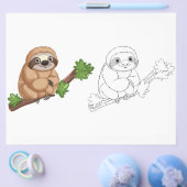 Niedliche Koala-Farbseite für Cartoon Flyer (Einzeln)