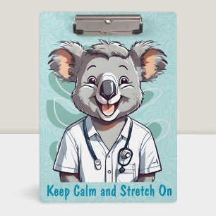 Niedliche Koala-Geschenke für Physiotherapeuten Är Klemmbrett
