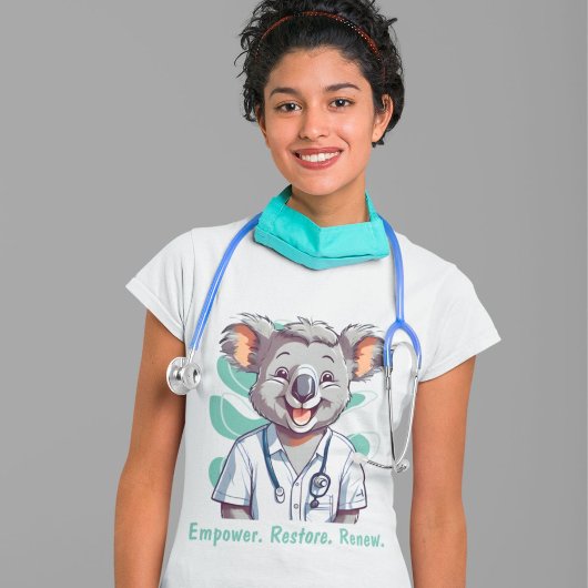 Niedliche Koala-Geschenke für Physiotherapeuten Är T-Shirt