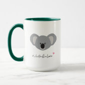 niedliche Koala Illustration Australische Liebe Tasse (Links)