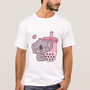 Niedliche Koala Lieben Erdbeeren Bubble Tee