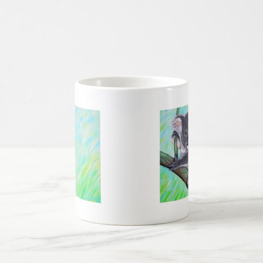 Niedliche Koala-Malerei Kaffeetasse (Mittel)