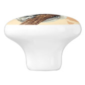 Niedliche Koala Mama und Baby Keramikknauf (Seitenansicht)