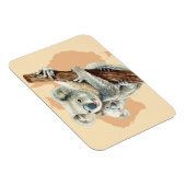 Niedliche Koala Mama und Baby Magnet (Rechte Seite)
