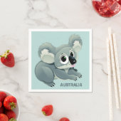 Niedliche Koala-Papierservietten Serviette (Beispiel)