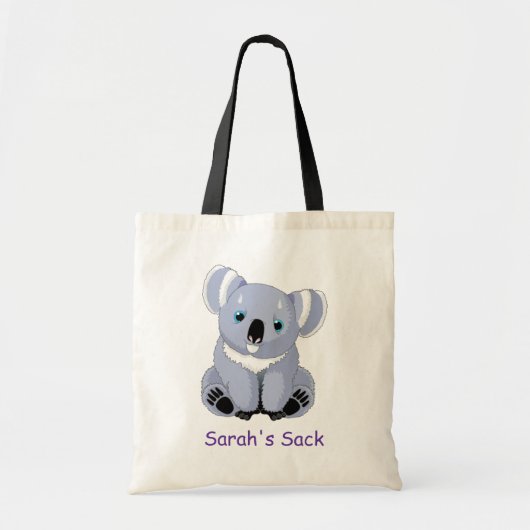 Niedliche Koala Personalisiert Bag Tragetasche (Vorne)
