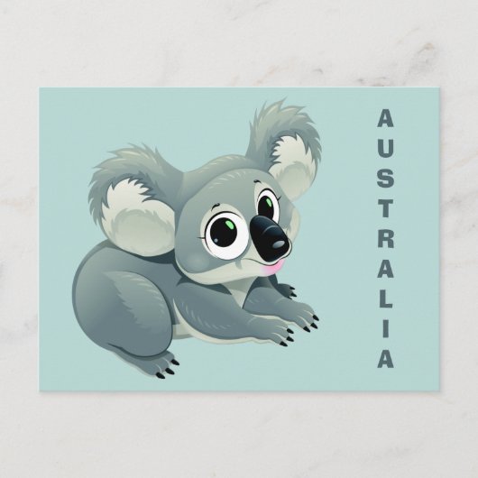 Niedliche Koala-Postkarte Postkarte (Vorderseite)