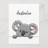 Niedliche Koala Reise Postkarte (Vorderseite)