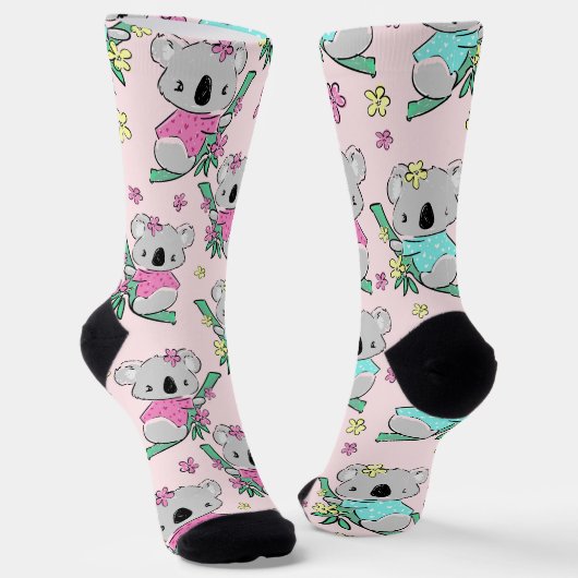 Niedliche Koala Socken für Tierfreunde (Gewinkelt)