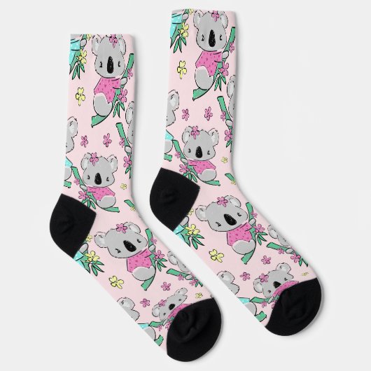 Niedliche Koala Socken für Tierfreunde (Rechts)