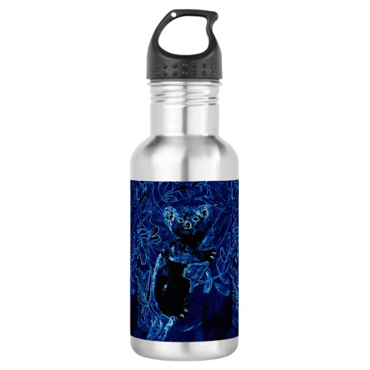 Niedliche Koala Tierkunst Trinkflasche (Vorderseite)