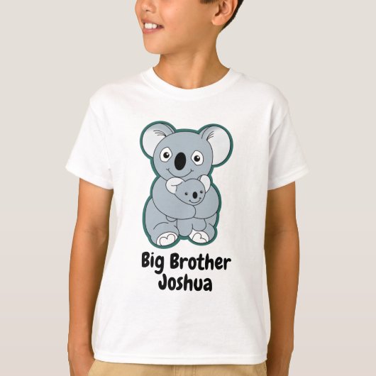Niedliche Koala umarmt große Schwester T-Shirt (Vorderseite)