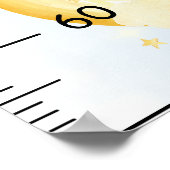 Niedliche Koala-Wachstumstabelle Poster (Ecke)