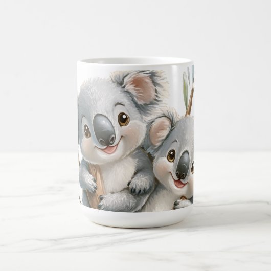 Niedliche Koalas, australische Wildliebhaber, Tass Kaffeetasse (Mittel)