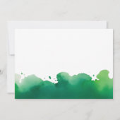 niedliche Koboldpatrick-Kinderdusche Einladung (Rückseite)