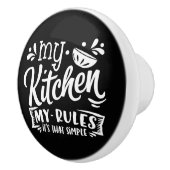 niedliche Kochkunst Keramikknauf (Rechts)