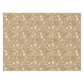 Niedliche Kochnische Brown Tableclout Tischdecke (Vorderseite (Horizontal))