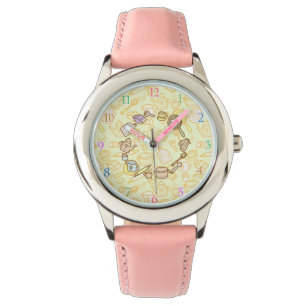 Niedliche Kochnische Gelb Armbanduhr