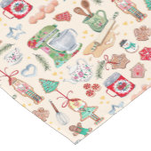 Niedliche Kochnische mit Nutcracker Kurzer Tischläufer (Ecke)