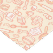 Niedliche Kochnische Orange Tischdecke (Schrägansicht)