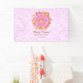 Niedliche Kochnische Rosa Banner (Insitu)