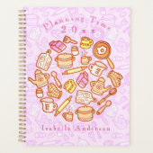 Niedliche Kochnische Rosa Planer (Vorderseite)