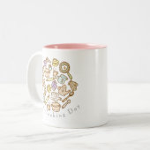 Niedliche Kochnische Zweifarbige Tasse (Vorderseite Links)