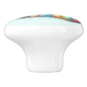 Niedliche Kochvogelliebhaber Keramikknauf (Seitenansicht)