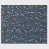 niedliche Kochwerkzeuge Geschenkpapier (Flach)