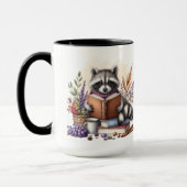 Niedliche Kokosliebhaber fügen Monogramm hinzu Tasse (Links)