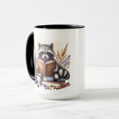 Niedliche Kokosliebhaber fügen Monogramm hinzu Tasse (Vorderseite Links)