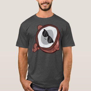 Niedliche Kokosnuss-Früchte, die Lazy Coconut ents T-Shirt