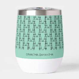 Niedliche Kokosnuss-Silhouette