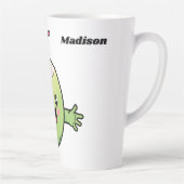 Niedliche Kokosnüsse individuelle Name Milchtasse (Rechts)