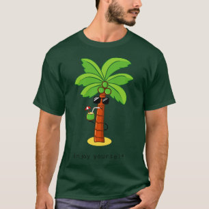 Niedliche Kokospalme T-Shirt