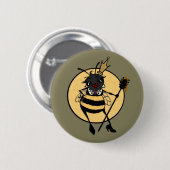 NIEDLICHE KÖNIGIN-BUTTON-RUNDE-SCHALTFLÄCHE BUTTON (Vorne & Hinten)